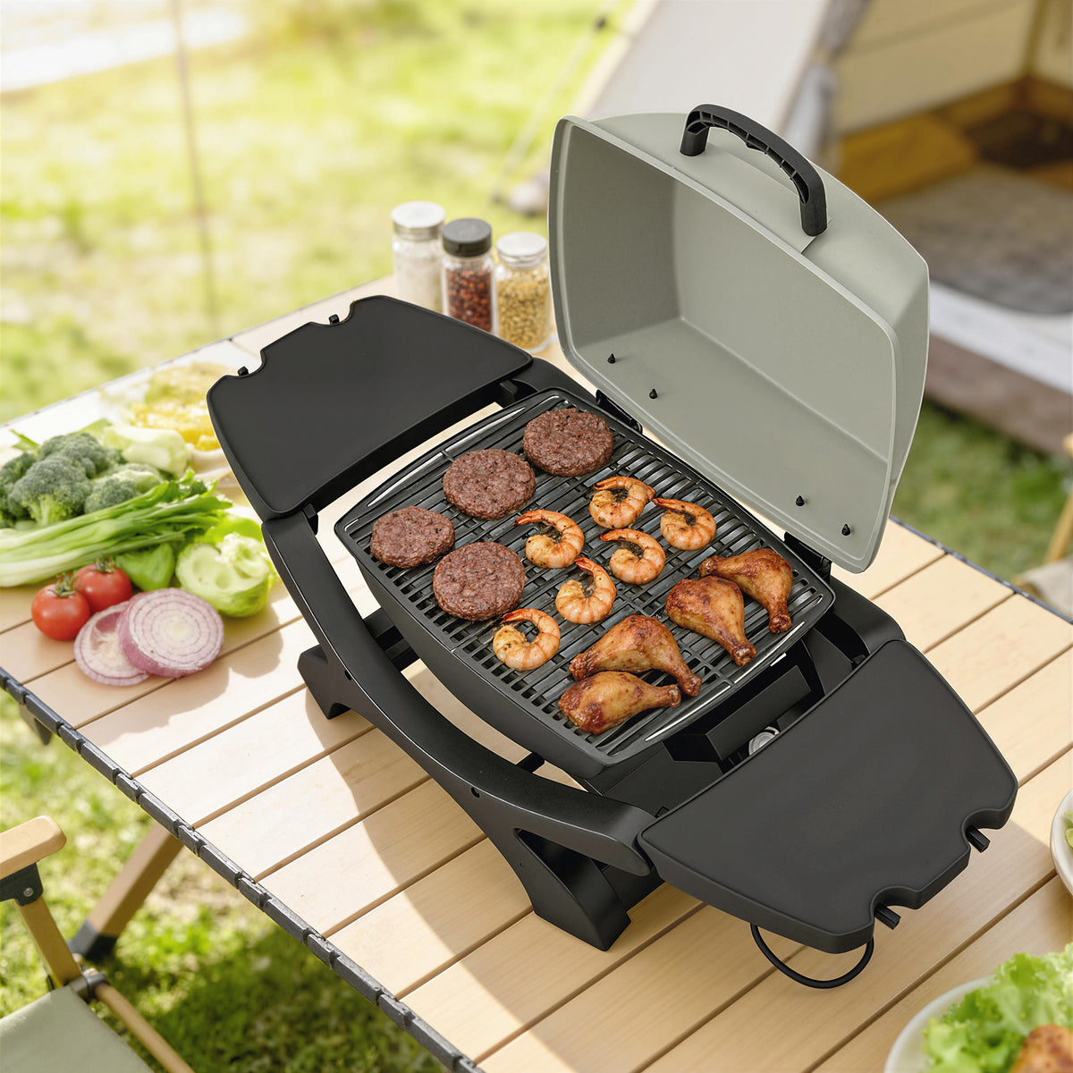 Barbecue électrique de table 2300 W noir – vue 9