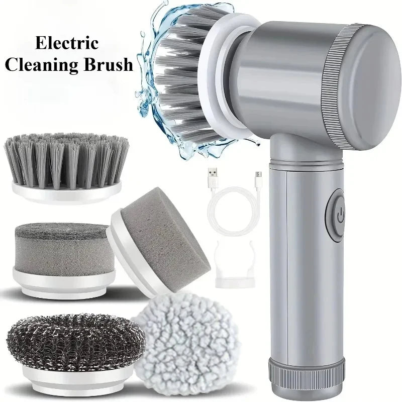 Brosse de nettoyage électrique rotative sans fil multi-surfaces – Maisoncalyma