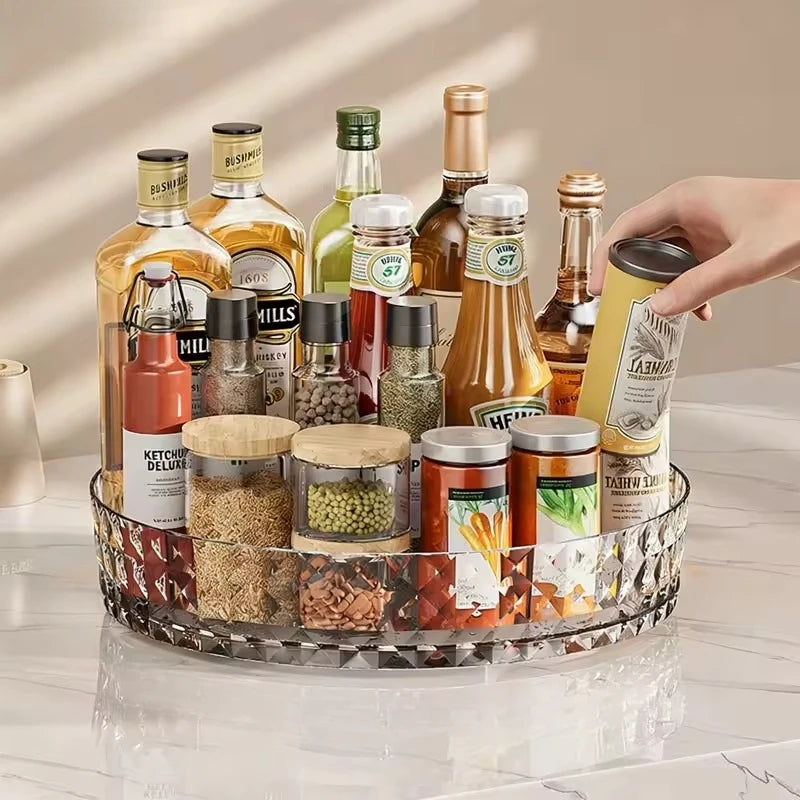 Plateau tournant 360° – Rangement cuisine