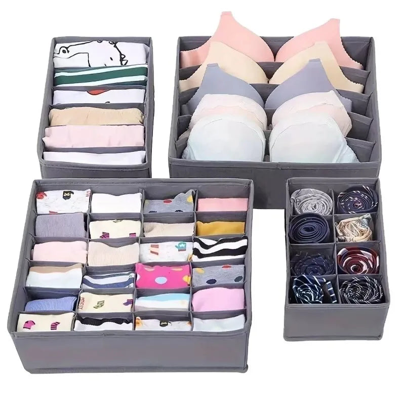 Organiseur de tiroir multi-compartiments pour sous-vêtements et chaussettes – vue 2