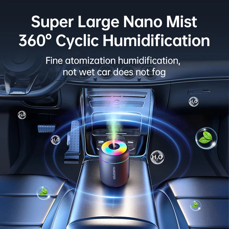 Mini humidificateur USB 180 ml – Diffuseur d’arômes compact