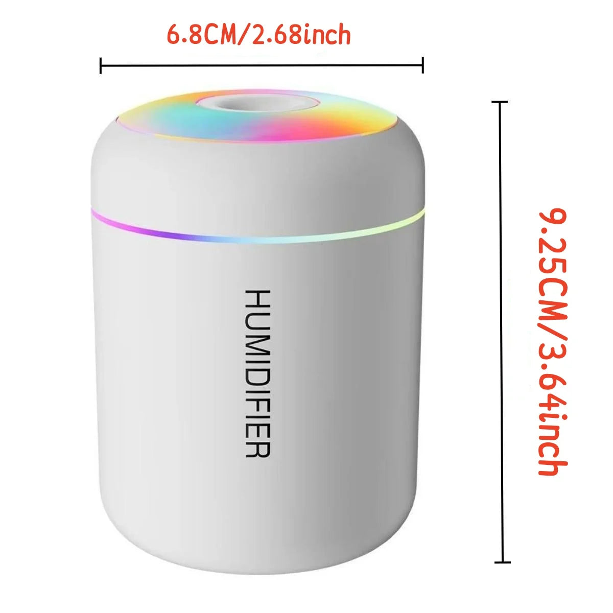 Mini humidificateur USB 180 ml – Diffuseur d’arômes compact
