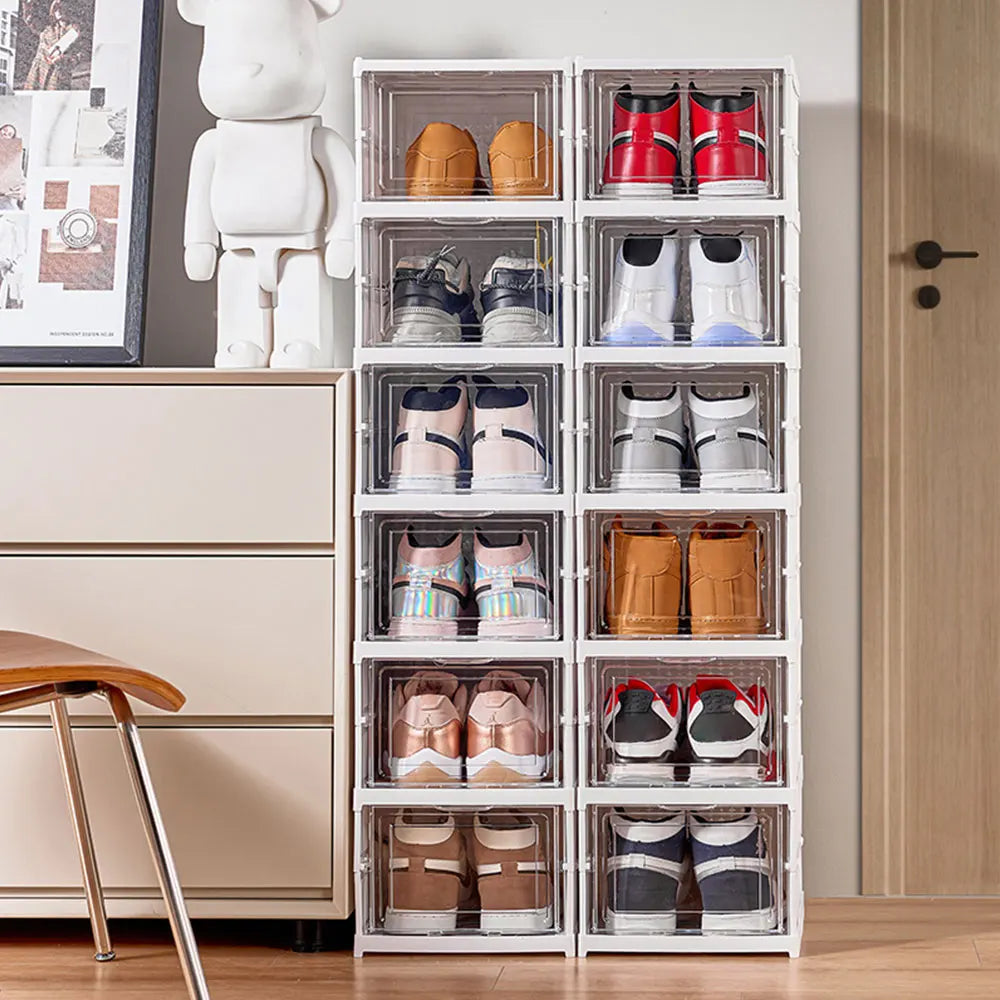Meuble à chaussures pliable 6 niveaux – vue 12