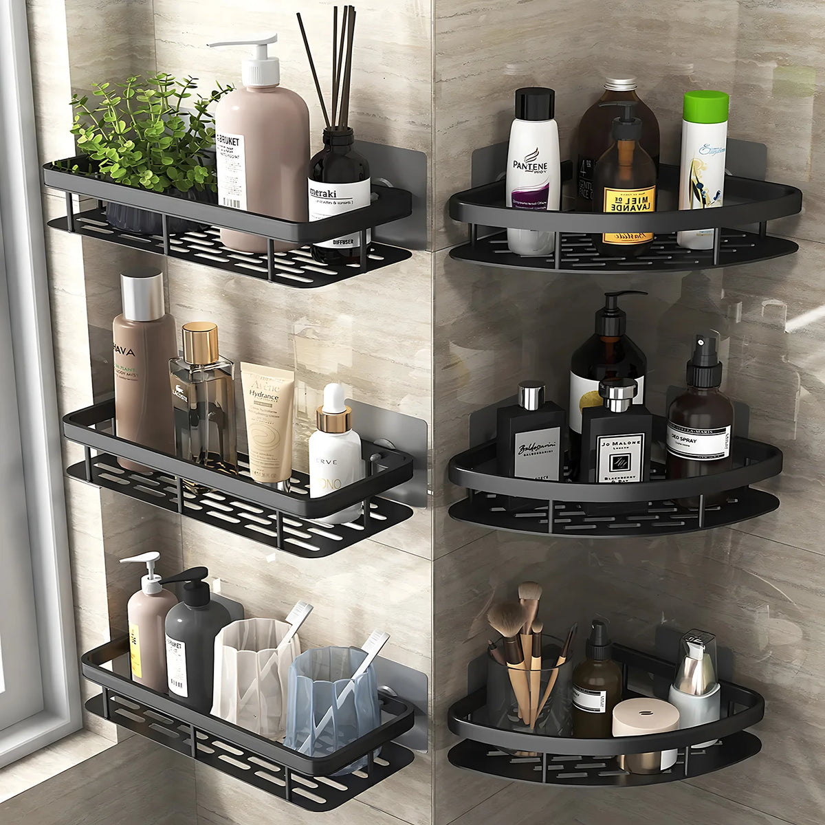 Étagère de douche sans perçage – vue 3