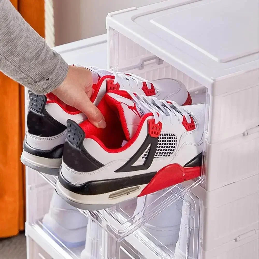 Meuble à chaussures pliable 6 niveaux – vue 13