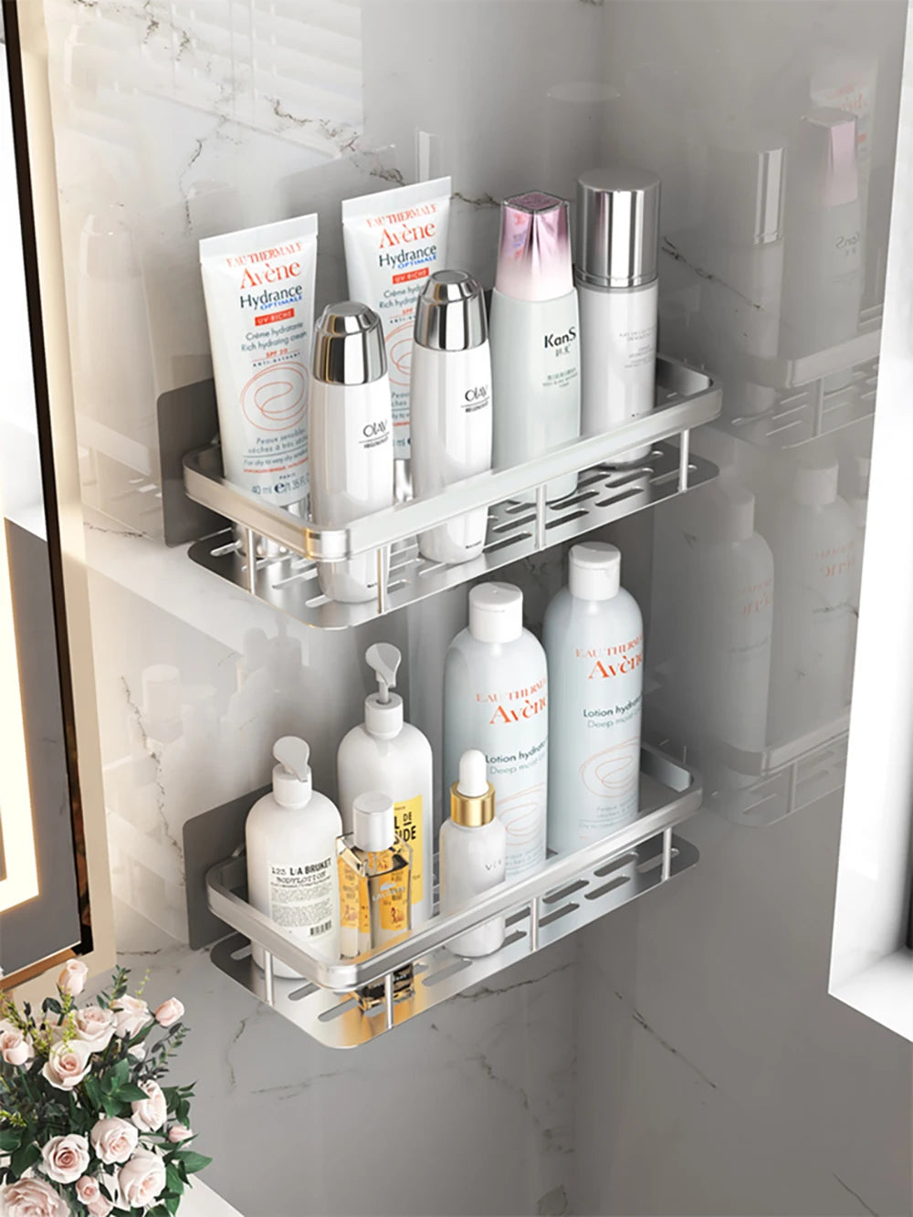 Étagère de douche sans perçage – vue 16