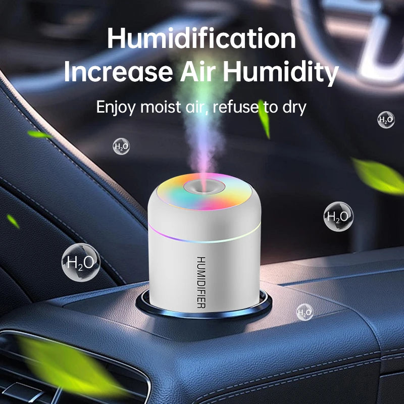 Mini humidificateur USB 180 ml – Diffuseur d’arômes compact