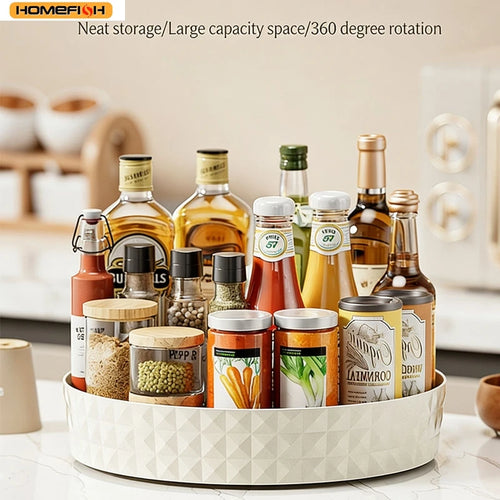 Plateau tournant 360° – Rangement cuisine