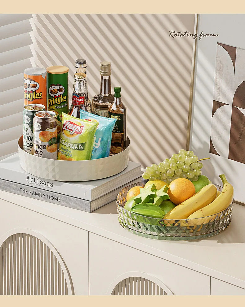 Plateau tournant 360° – Rangement cuisine