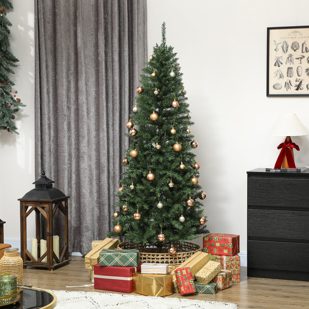 Sapin de Noël artificiel 180 cm lumineux – vue 8