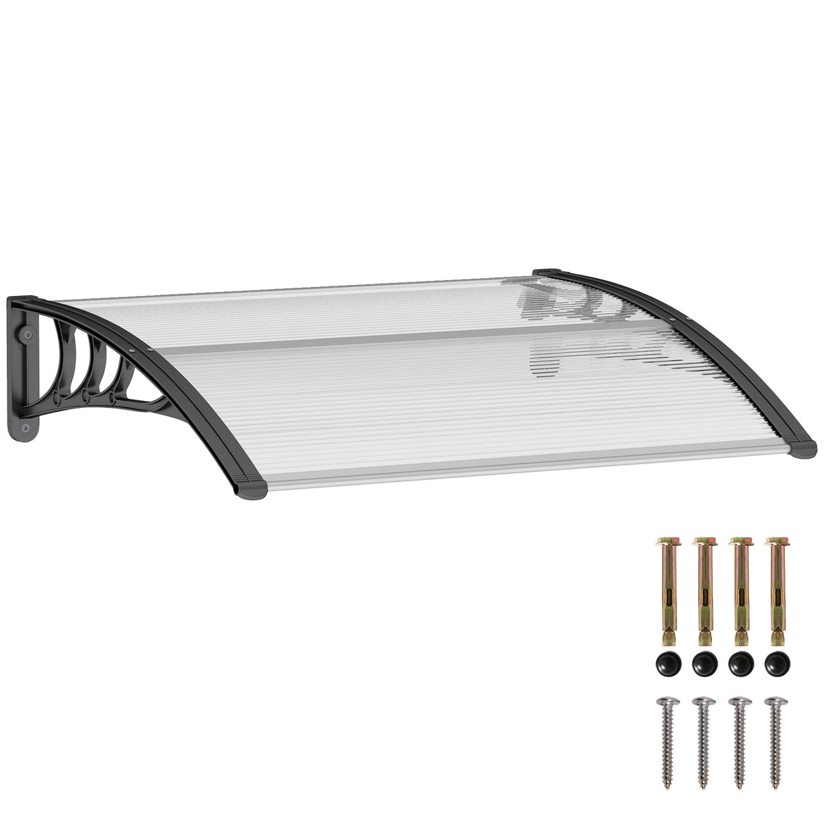 Auvent de porte d'entrée polycarbonate – vue 8