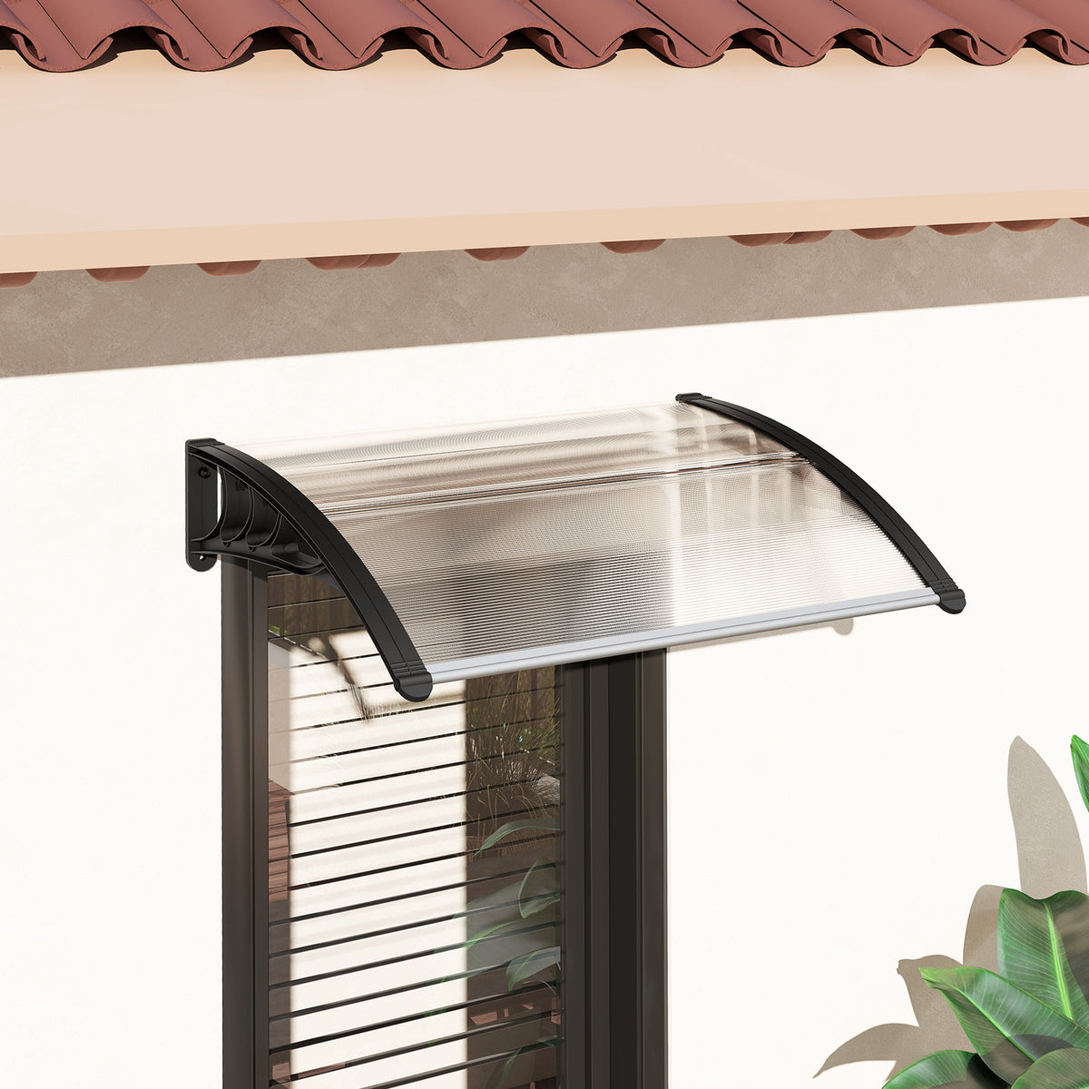 Auvent de porte d'entrée polycarbonate – vue 6